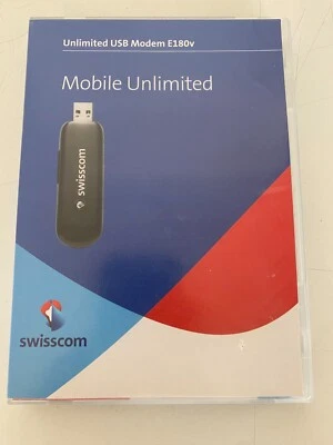 HUAWEI swisscom / Módem USB ilimitado E180v / Móvil ilimitado - Imagen 1 de 2