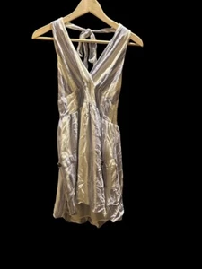 American Eagle Outfitters Halter Top/ pockets Summer Dress Women Size Medium - Picture 1 of 1