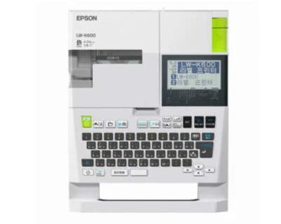 Epson Label Printer LW-K600 4~24mm Barcode QRCode Usb 193x238x66mm 1050g Korean* - Image 1 of 4