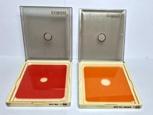 2x Cokin P076 Spot W.A. Orange , P068 Spot Red New Old stock--M22 - Picture 1 of 3