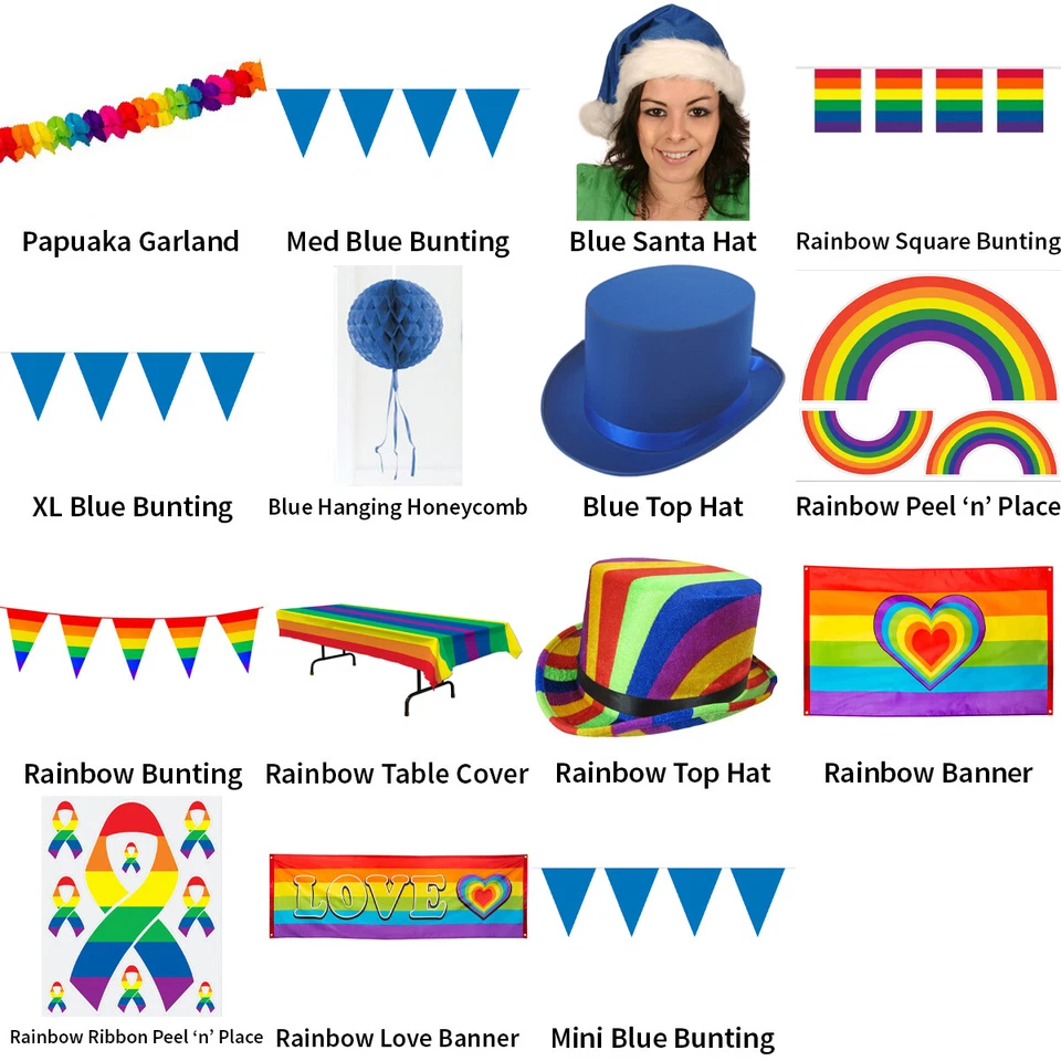 CELEBRATE THE NHS THEME DECORATIONS - PARTYWARE COMPLETE SELECTION - Image 1 of 1