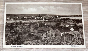 Alte AK --- Werder (Havel) Panorama, Segelboote (1929) --- ungelaufen - Bild 1 von 1