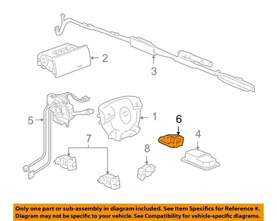 Hummer GM OEM 2010 H3T Supplemental Restraint System-Sensor 20842671 - Image 1 of 2