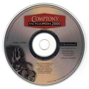 Compton's Encyclopedia 2000 CD-ROM for Windows - NEW CD in SLEEVE - Picture 1 of 2