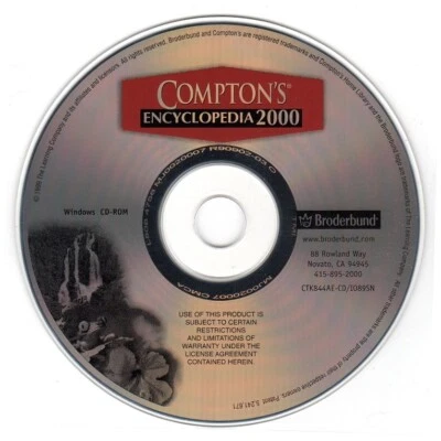 Compton's Encyclopedia 2000 CD-ROM for Windows - NEW CD in SLEEVE - Image 1 of 2