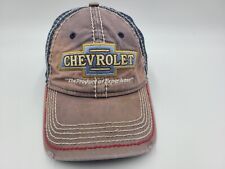 Chevrolet The Product of Experience Cruisin Sports Distressed Mesh Hat Cap Chevy