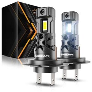 AUXBEAM Canbus H7 LED Headlight Bulbs Kit High/Low Beam 6500K 110W 24000LM 1:1 - Picture 1 of 12