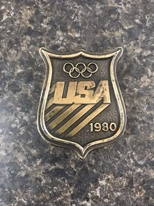 1980 USA Olympics Metal Belt Buckle - Picture 1 of 3