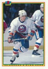 1990-91 Bowman #118 ALAN KERR - New York Islanders