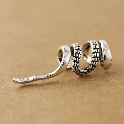 Ohrklemme Schlange Ear Cuff 925 Sterling Silber Ohrringe Ohrstecker  A1434*1 - Bild 1 von 4
