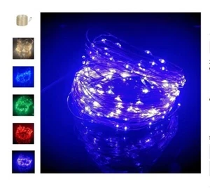 USB LED Copper Wire String Light Fairy Lamp Christmas Xmas Party- 10M-PURPLE - Picture 1 of 2