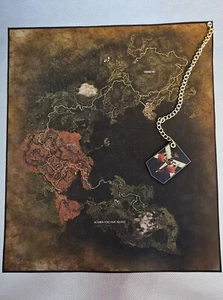 Dragon Dogma's 2 Map Of the Vermund and Battahl Custom Made Cloth Map - Picture 1 of 5
