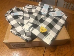 Cat & Jack Toddler Girl Buffalo Check Leggings Black White 4T case of 12 NWT - Picture 1 of 4