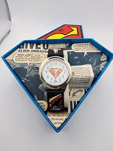 NEW Waltham Superman Logo Shield Watch DC Comics 1995 - Picture 1 of 5