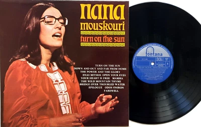 Nana Mouskouri–Turn On The Sun LP 1970 Fontana Australia–6312 008 Mint - Image 1 of 3
