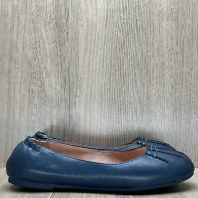 Sundance Shoes Womens Size 36 Simply Grace Ballet Flats Comfort Leather Blue - Image 1 of 4