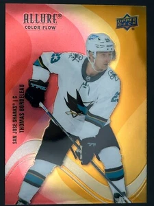 2022-23 Upper Deck Allure Color Flow Rojo Naranja #SF-49 Thomas Bordeleau - Imagen 1 de 2