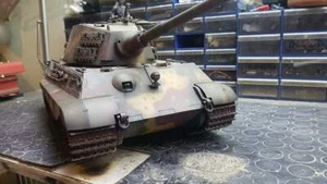 1/16 Scale Vintage Tamiya King Tiger Tank Pro painted - Picture 1 of 8