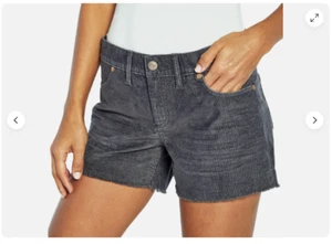 Pantalones cortos de verano de pana gris talla 16 GAP con dobladillo deshilachado gris - Imagen 1 de 9