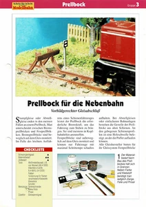 Prellbock für die Nebenbahn / Bauanleitung - Bild 1 von 1