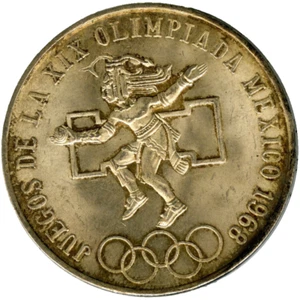 ☆ MEXICO 1968 ☆ 25 PESO SILVER .720 • OLYMPIC GAMES ☆ PESO PLATA • KM#479 ☆C2637 - Bild 1 von 4