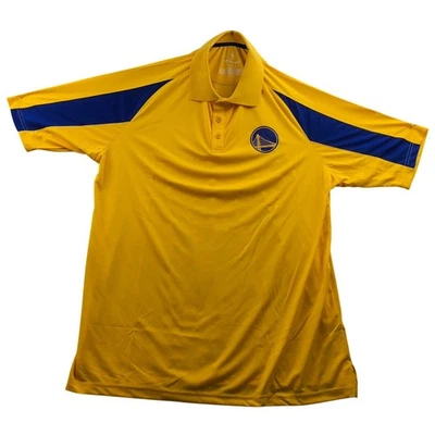 Camiseta polo de baloncesto amarilla Golden State Warriors Fanatics para hombre talla XL Foto 1 de 4