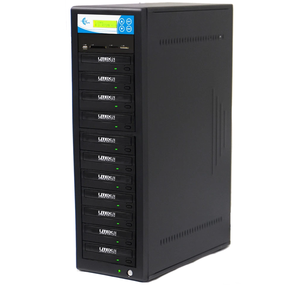 EZ DUPE 1:10 Media Mirror Duplicator - Flash (SD/CF/USB) & to DVD CD Disc Copy - Image 1 of 3
