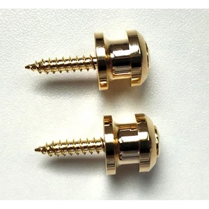 2 Gold Replacement Strap Lock Boutons Schaller style - Picture 1 of 4