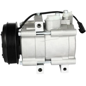 AC Compressor Fits Ford E-150 E-250 E-350 Super Duty Econoline Mustang - Picture 1 of 6