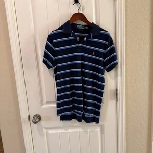 Polo Ralph Lauren Custom Fit Med Blue - Picture 1 of 5