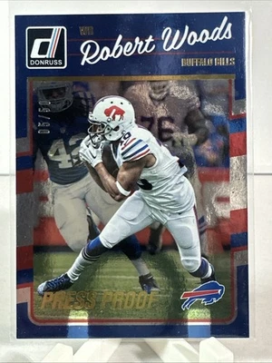 2016 Donruss - Robert Woods #34 Press Proof Gold /50 - Image 1 of 2