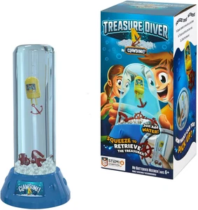 Treasure Diver Gioco Acqua Portatile | Retro Mini Sea Diving STEM Giocattoli per Adulti, - Foto 1 di 12