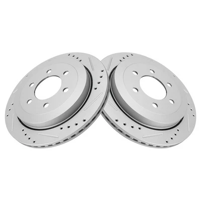 Rear Brake Rotors Set For 2007-2017 Ford Expedition Lincoln Navigator - Image 1 of 4