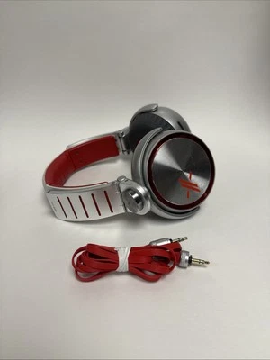 Sony X Series Over-the-Ear Wired Headphones MDR-X10 Red/Silver-Tested Works - Image 1 of 4