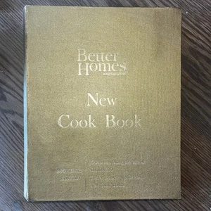 Vintage Better Homes & Gardens New Cookbook Gold Souvenir Ed. Ring Binder 1965 - Imagen 1 de 23