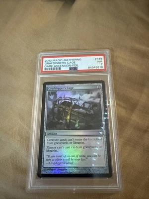 MTG PSA 7 Grafdiggers Cage Dark Ascension 2012 Foil - Image 1 of 2