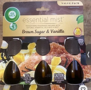 Air Wick Essential Mist Diffuser Oil Refill, Brown Sugar & Vanilla, 0.67 Fl. - Picture 1 of 2