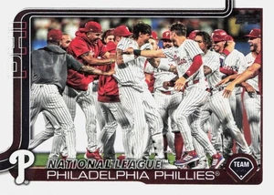 2025 Topps Series 1 and 2 Complete Base Team Set Philadelphia Phillies - Picture 1 of 1