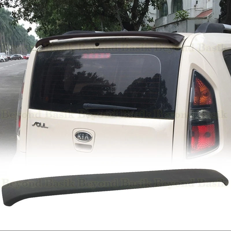 Alerón de techo negro mate para Kia Soul 2010 2011 2012 2013 estilo de fábrica Foto 1 de 4