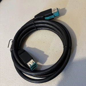 12V Powered USB Plug to Plug for EPOS, POS Printer, Scanners and so on at 2m - Picture 1 of 6