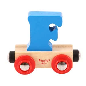 Bigjigs Rail Rail Name Letter F (Blue) - Foto 1 di 1