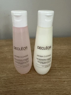 Decleor Aroma Cleanse Essential Tonifying Lotion & Cleansing Milk Neroli 50ml x2 - Image 1 of 2