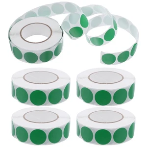 5 Rolls Circle Color Coding Labels Colored Dot Stickers 19 mm Colorful Coding - Picture 1 of 12