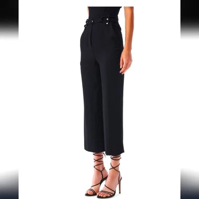 Pantalones rectos recortados IRO VIMIEL 6 mezcla de lana ropa de trabajo formal de oficina de lujo Foto 1 de 4