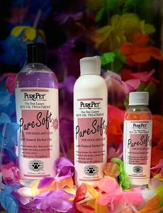Dog and Cat Coat Leave in Conditioner The Pure Soft Stuff Penetrate Soothes Skin - Picture 1 of 29
