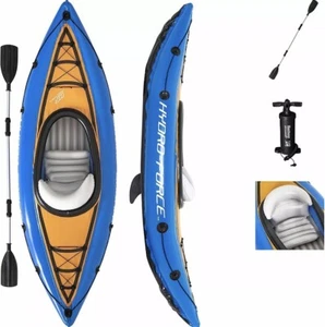 Bestway Hydro-Force Cove Champion Inflatable Kayak W/Paddle + Pump🔥 - Picture 1 of 5