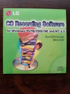 LG CD Recording Sofrware For Windows 95/98/2000/ME and NT"4.0 East CD Creator Di - Picture 1 of 1