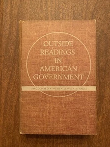 Outside Readings In American Government 1952 2nd Printing - Bild 1 von 14