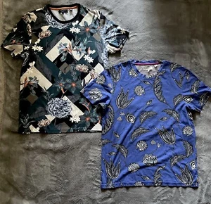 Ted Baker London Men's SZ 3 T-Shirt Set Of 2 - Picture 1 of 12