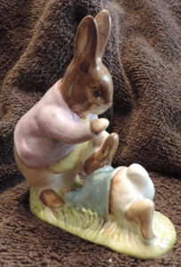 Vintage Beswick England Beatrix Potter Mr. Benjamin Bunny & Peter Rabbit 1975 - Picture 1 of 3